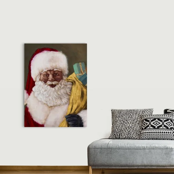 Saint Nick Arrives - Canvas Wall Art, 36x48, Great Big Canvas