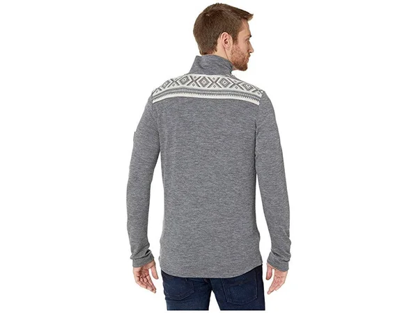 Dale of Norway Cortina Basic Masculine Sweater - Men's Smoke/Black - XL
