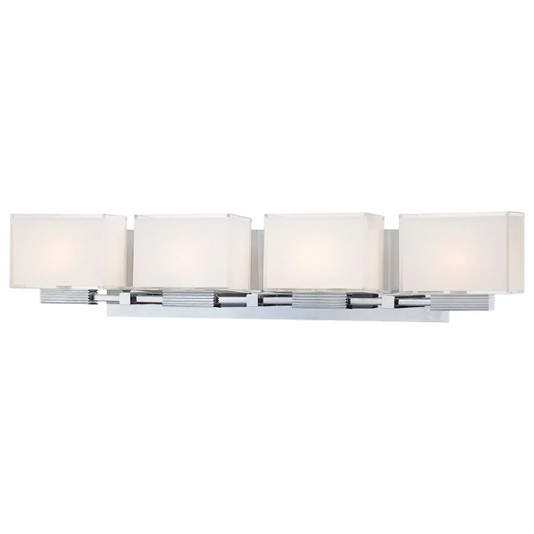 George Kovacs P5214-077 - Cubism 4 Light Bath - Chrome