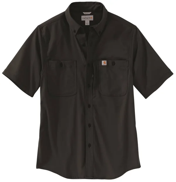 Carhartt Rugged Professional Series Men's Short-Sleeve Shirt, Black, 4XL Tall