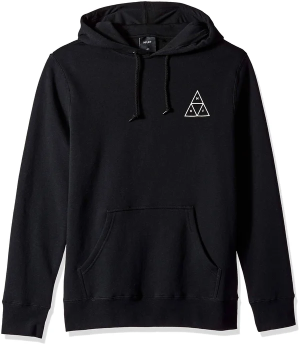 Huf Essentials Triple Triangle Hoodie - Black S