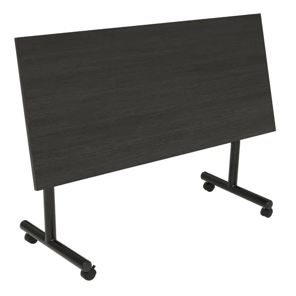 Regency MKFT8424WH Kobe 84 in. Flip Top Mobile Training Table - White