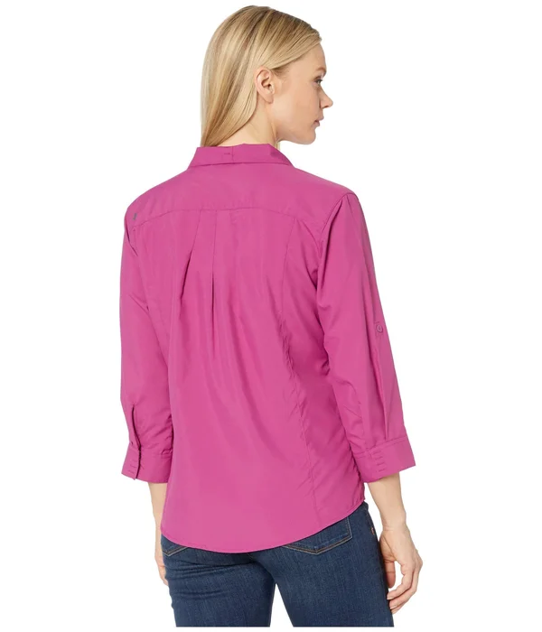 Expedition Chill Stretch 3/4 Sleeve Top Dark Harbor, Xs