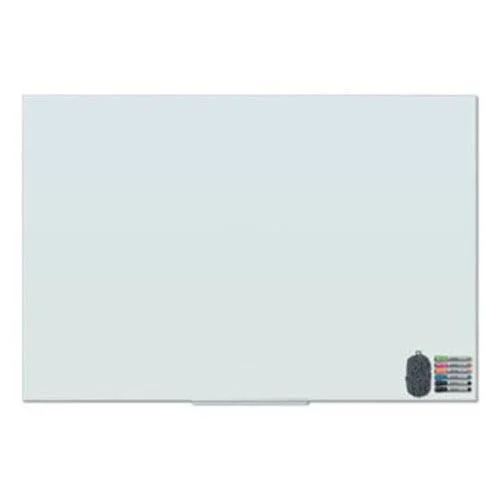 U Brands UBR3979U0001 Floating Glass Dry Erase Board - 72 x 48, White