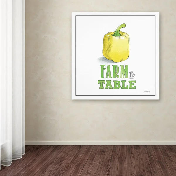 Trademark Fine Art 'Fresh from The Garden VIII No Border Sq' Canvas Art by Beth Grove - Size: 18 x 18