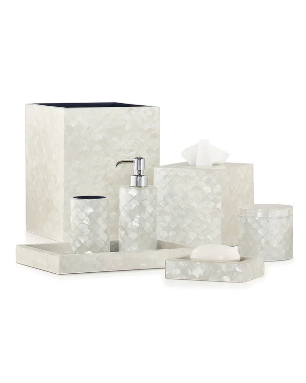 Labrazel Poisson Canister - Oyster White