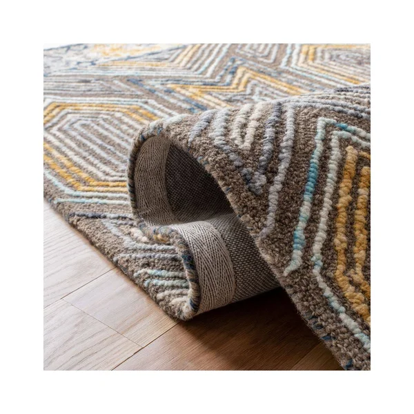 Safavieh Trace Rug Collection TRC518F - Grey - Beige - 4& x 6&