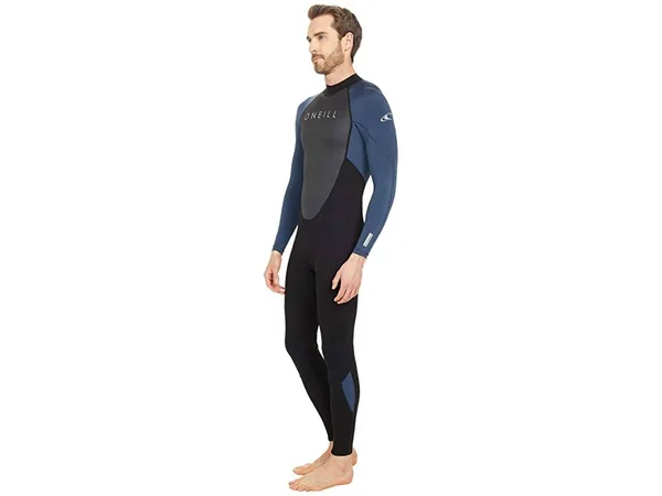 O&Neill Reactor 3/2mm Back Zip Full Wetsuit - Men's Medium - Black/Slate
