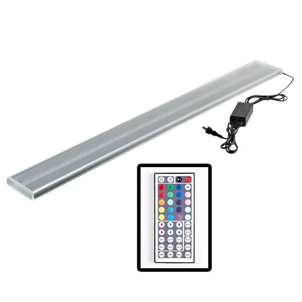 LED Lighted Liquor Bottle Display Rail - 5'L