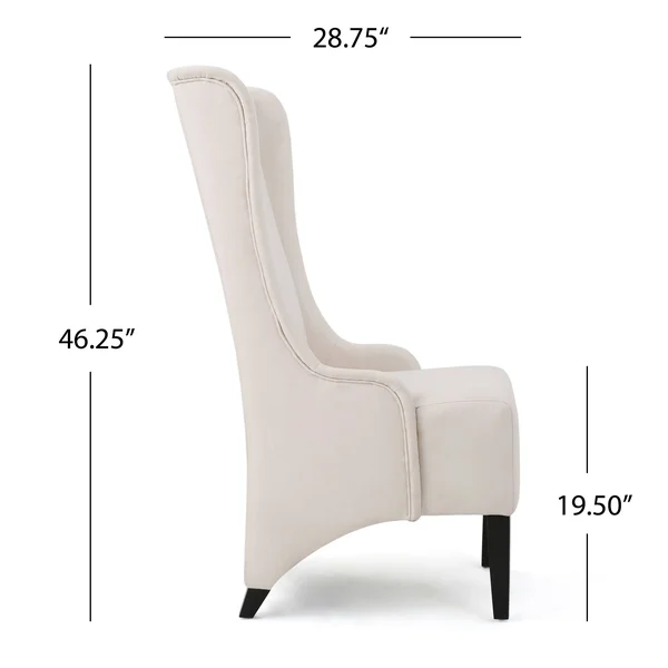 Sheldon Beige Fabric Dining Chair