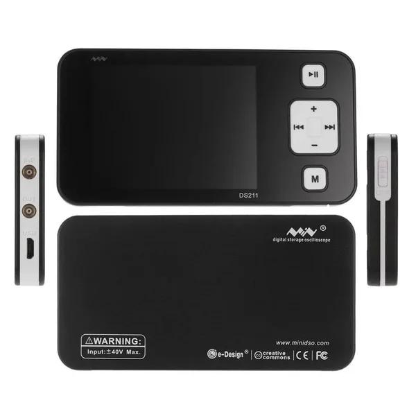 SainSmart Original Mini DSO211 DS211 New Upgrade Version Dso201 Nano Arm Pocket Size Portable Handheld LCD Screen Digital Storag