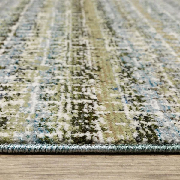 Oriental Weavers Atlas 747B0 Area Rug - Blue/Green, 2&6x22 x 12&0x22 Runner