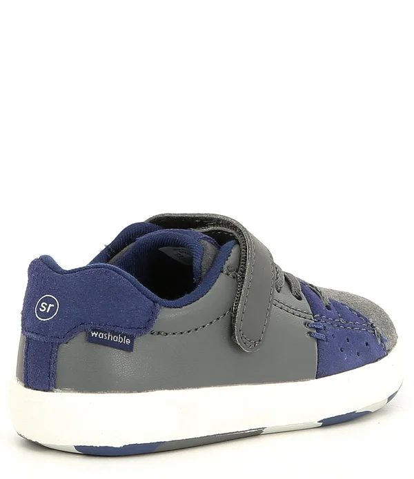 Stride Rite M2P Maci (Toddler) Grey/Navy, Toddler Boy's, Size: 5
