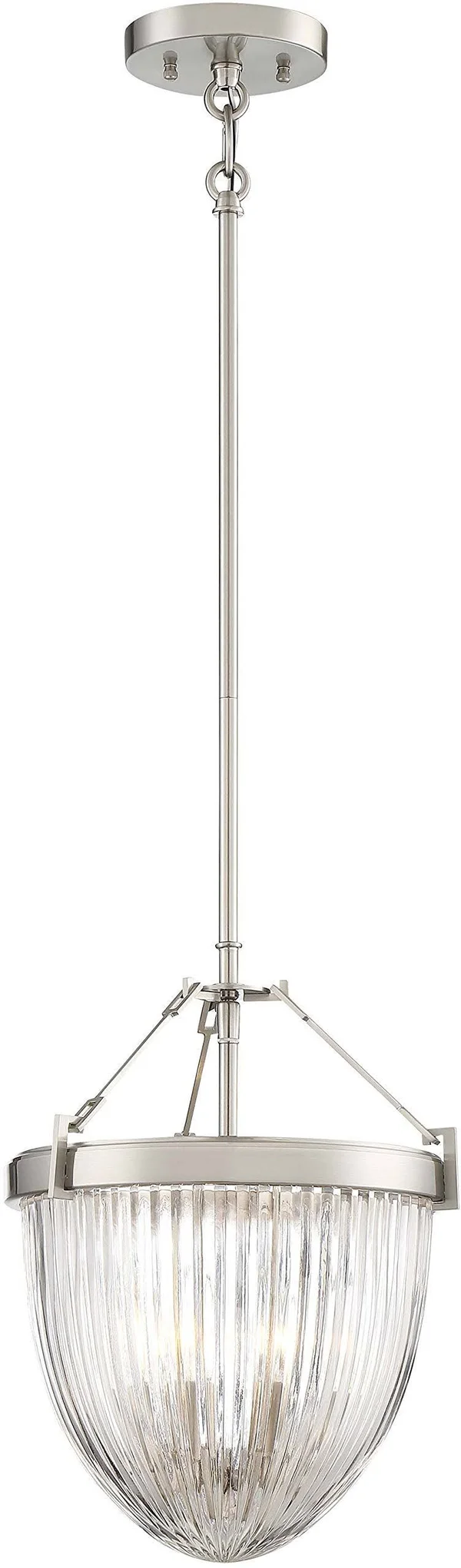 Minka Lavery Atrio - 3 Light Semi Flush Brushed Nickel 2322-84