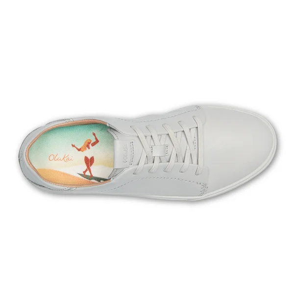 Olukai Pehuea Li Ili Women's Shoes Mist Grey/Mist Grey - 11