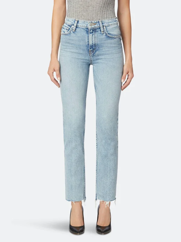 Hudson Jeans Remi High-Rise Straight Crop Jean - Blue - 30