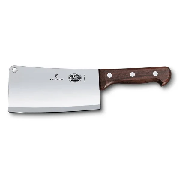 Victorinox 40093 7x22 x 3 1/2x22 Restaurant Cleaver - Rosewood Handle