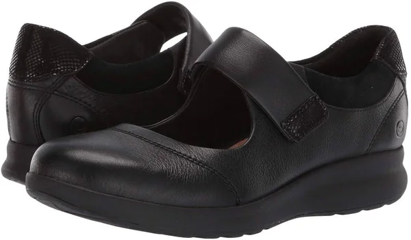 Women's Clarks Un Adorn Strap Mary Jane - Size: 10, Black