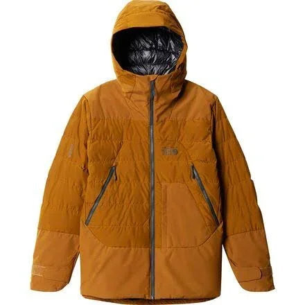 Mountain Hardwear Direct North GTX Windstopper Down Jacket - Men's Golden Brown, XL