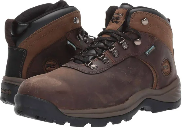 Timberland Pro Men's Flume Steel Toe Waterproof Work Boot, Brown
