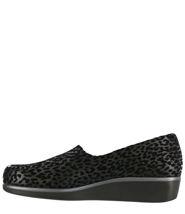 SAS Women's Bliss Black Leopard 10.5 Medium