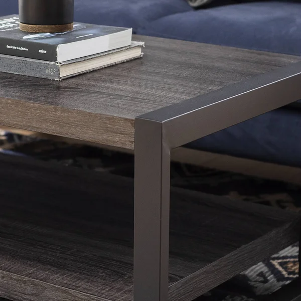 Walker Edison 48x22 Coffee Table - Charcoal