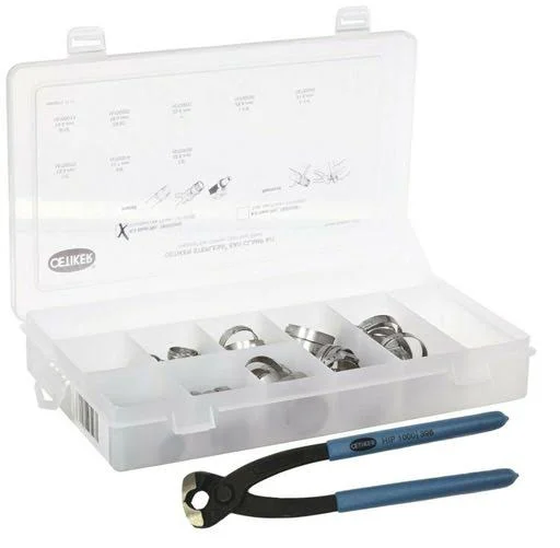 Oetiker 18500060 Stepless 1-Ear Clamp Kit (Stepless Ear Clamps - Stainless Ste...