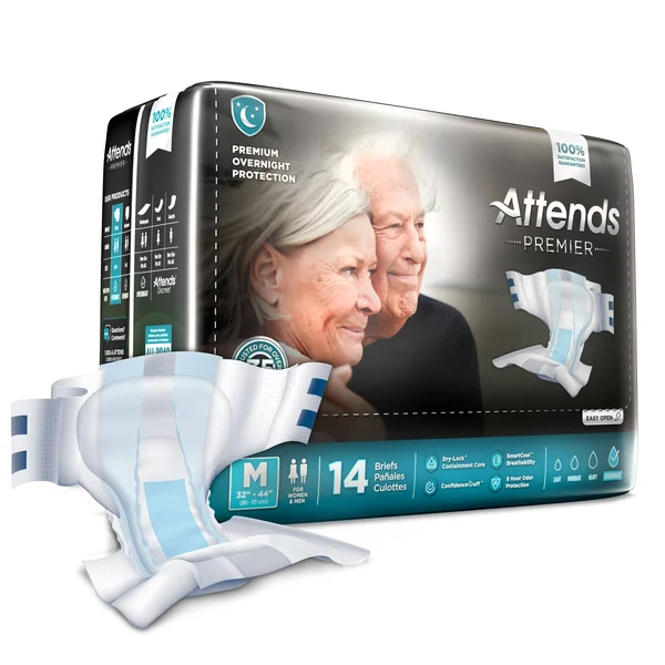 Attends Premier Brief Large, Case of 48
