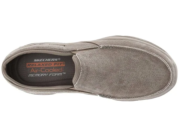 Skechers USA Creston-Moseco 10.5 Men's Taupe