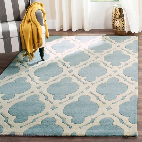 Safavieh Chatham Blue & Ivory 6& x 9& Rug