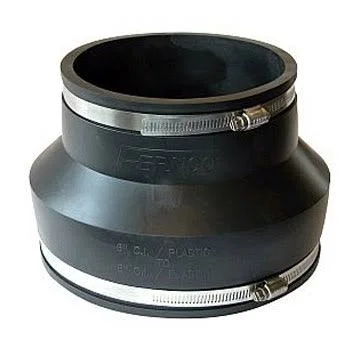 Drain Coupling 4 to 3 in. Straight Adaptor PVC Rubber, from Fernco