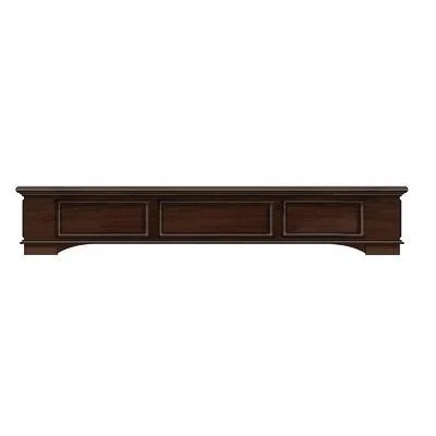 Sighrith Fireplace Shelf Mantel Gracie Oaks Finish: Dark Cherry, Shelf Length: 72x22