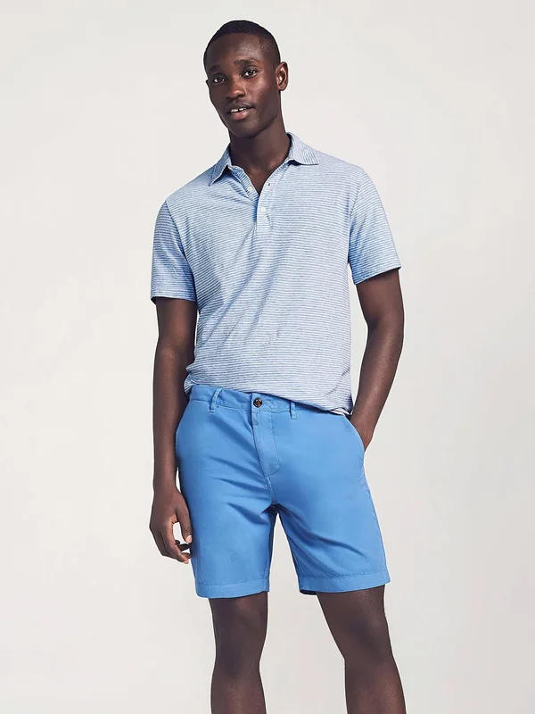 Faherty Men's Cloud Cotton Harbor Short - Faded Cobalt, Size 29