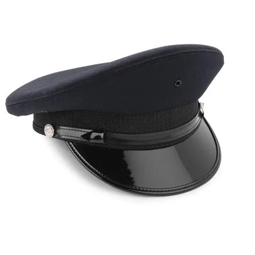 Midway Cap Co. Round Polyester Cap - Navy - Stock Rnd NAV Xs