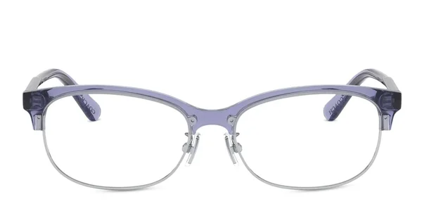 Coach HC6144 Eyeglasses 5570 Transparent Lilac Size: 53-16-140