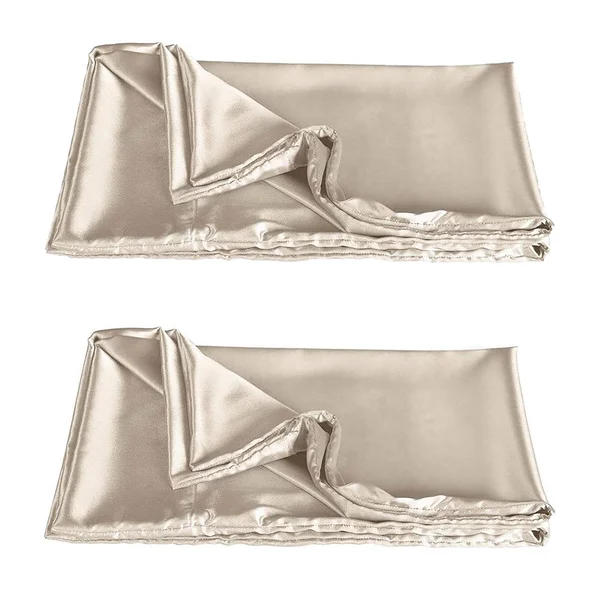 Satin Beauty Pillowcase - Better Hair in Your Sleep, Queen - Champagne