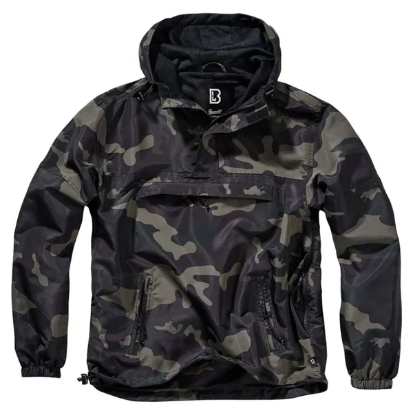 Brandit Summer Windbreaker, Textile Jacket - Darkcamo - 4XL