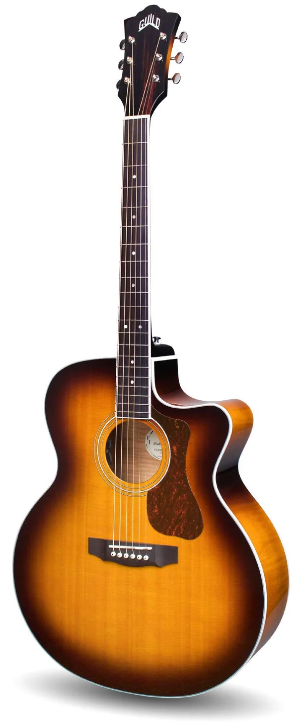 Guild F-250CE Deluxe, Acoustic-Electric Guitar - Antique Burst