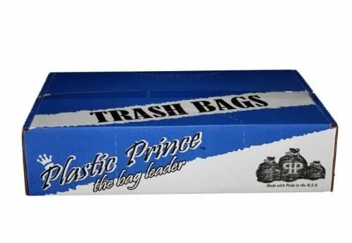 Black Garbage (Trash) Bags for Heavy Industrial Use, 55 Gallon XXXHeavy, Black 100/Case