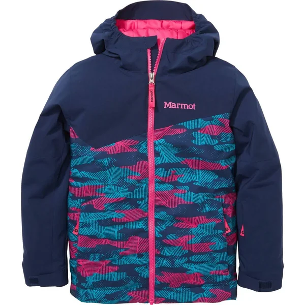 Marmot Tasman Insulated Jacket - Girls& Arctic Navy Haze CAMO/ARCTIC Navy - Xs