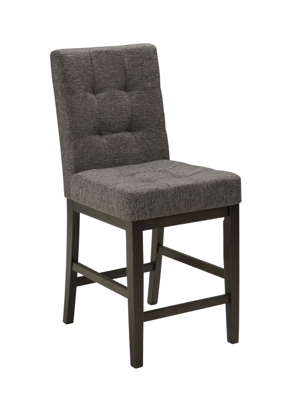Ashley Chanella Dark Gray Upholstered Barstool Set of 2 D582-124