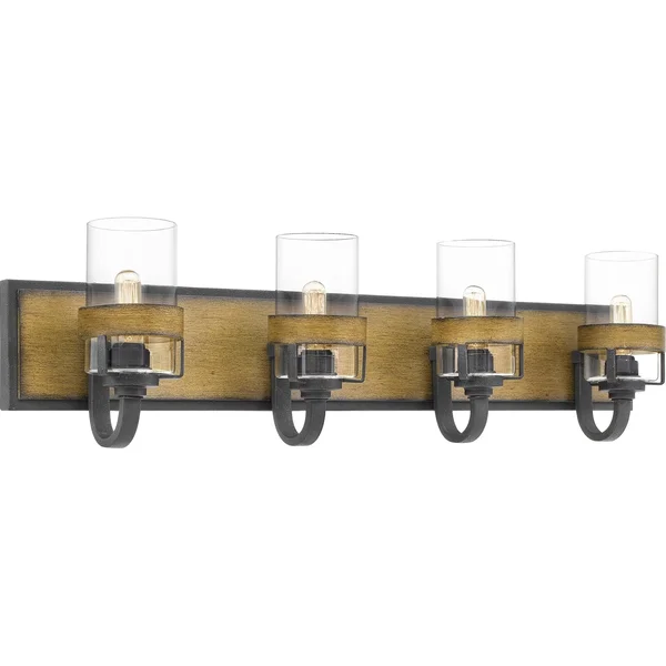 Quoizel FIN8634AWN Finch Bath Light, Aged Walnut