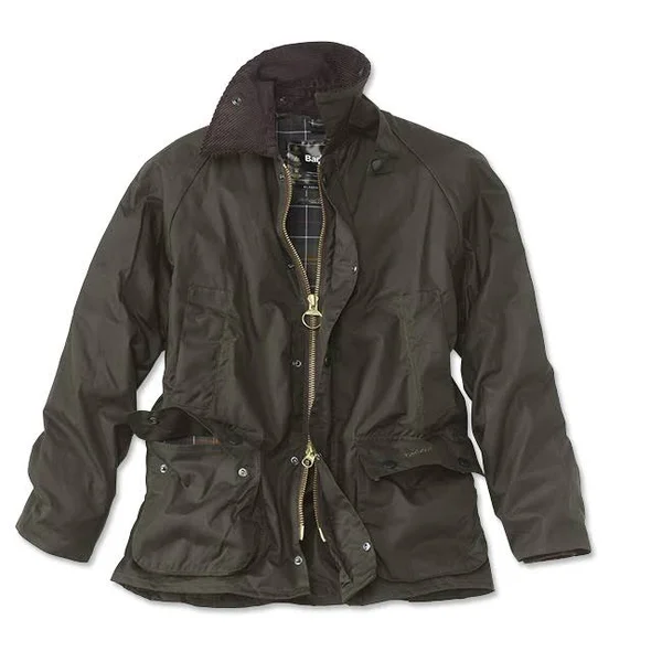Barbour Classic Beaufort Jacket for Men - Olive, Size 42, Orvis