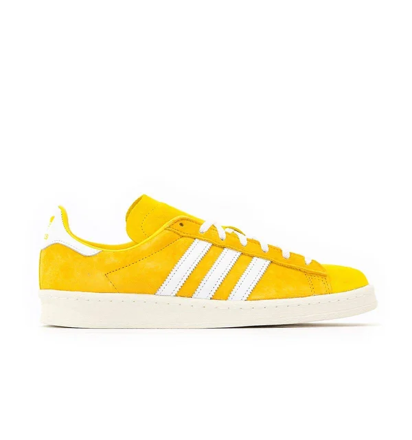 Adidas Campus 80s Trainers - Gold, White & Yellow 8 (EU 42, US 8.5)