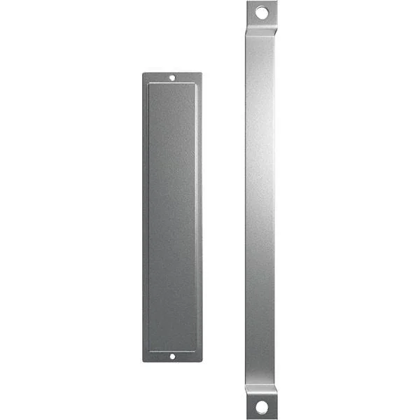 16x22 Pull Handle & 12x22 Flush Pull for 1 3/8x22 Doors - Silver Metallic