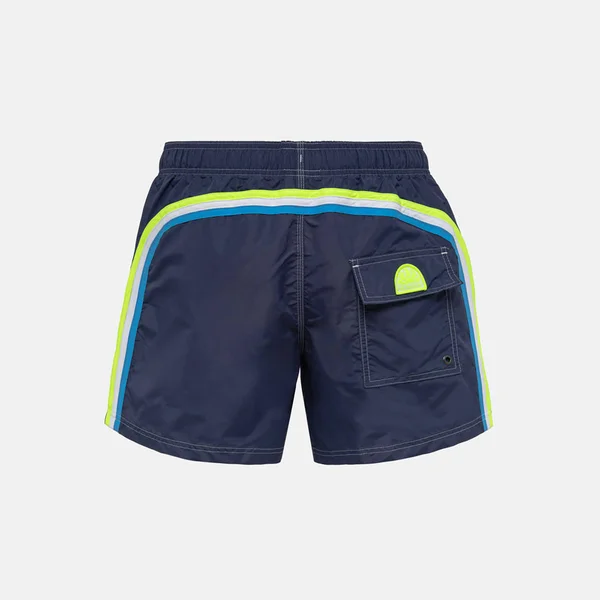 sundek Short-Length Swim Shorts Color: Navy, Size: L