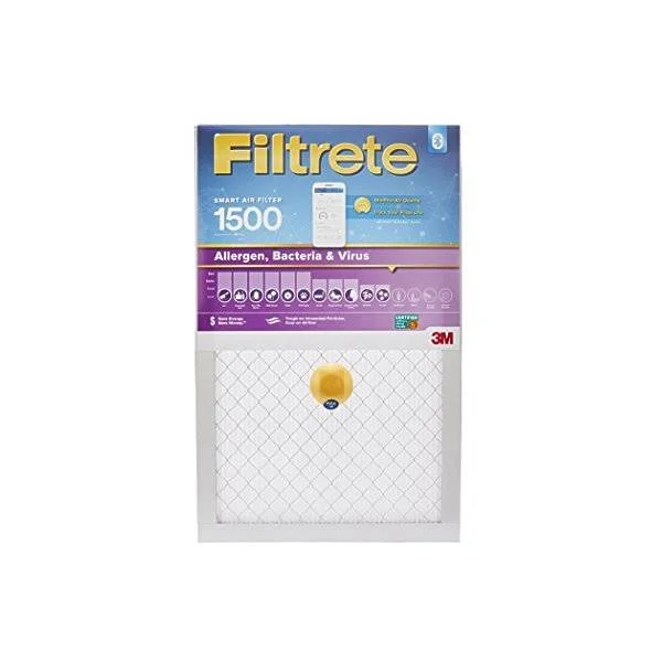 Filtrete 16x20x1 Smart Replenishable AC Furnace Air Filter - MPR 1500, Allergen, Bacteria & Virus, 2-Pack