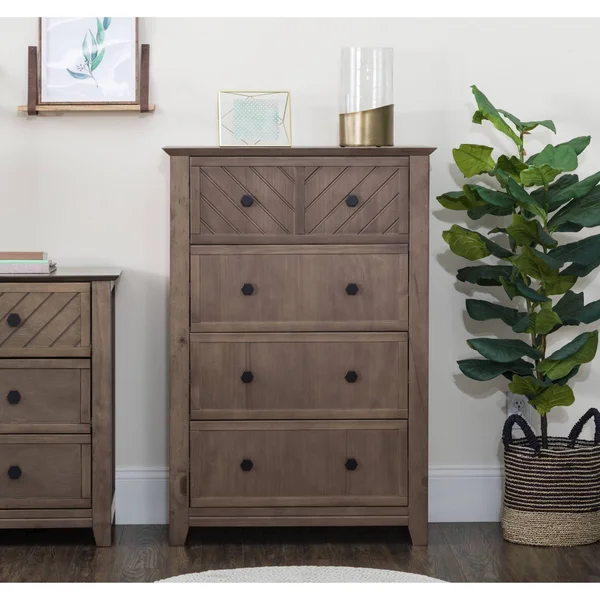 Child Craft Forever Eclectic Atwood 4-Drawer Chest in Coca