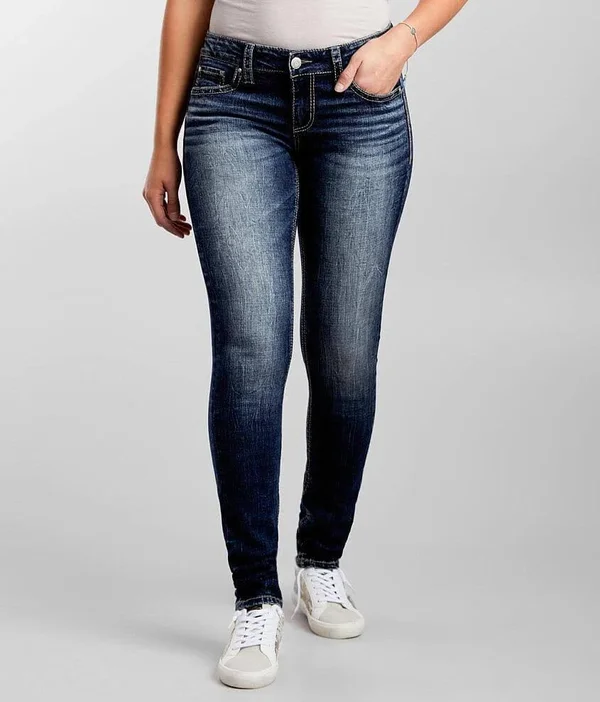 Women's Virgo Skinny Stretch Jean in Blue by Daytrip. - Women's