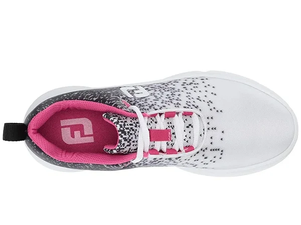 FootJoy FJ Leisure Women's Golf Shoes Black/White : 10 M